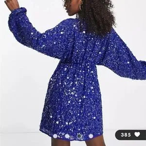 Mini Dress Asos Blue And White Dress Clearance Asos Blue Embellished Dress  Best Sale ASOS EDITION